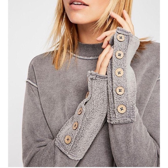 Free People look ahead crop sweatshirt - Picture 5 of 8